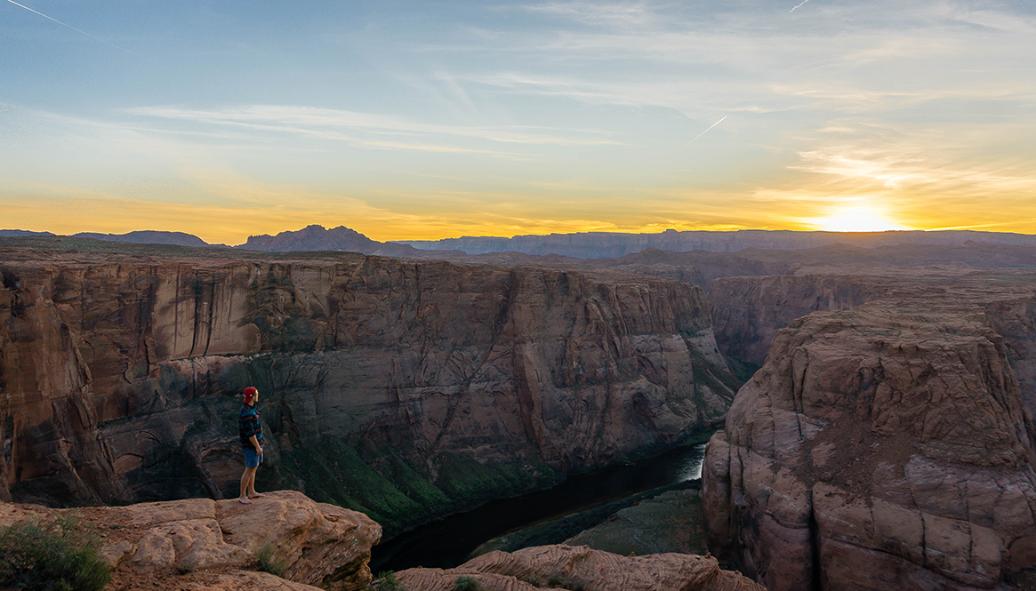 Sunset, Horseshoe Bend, Arizona