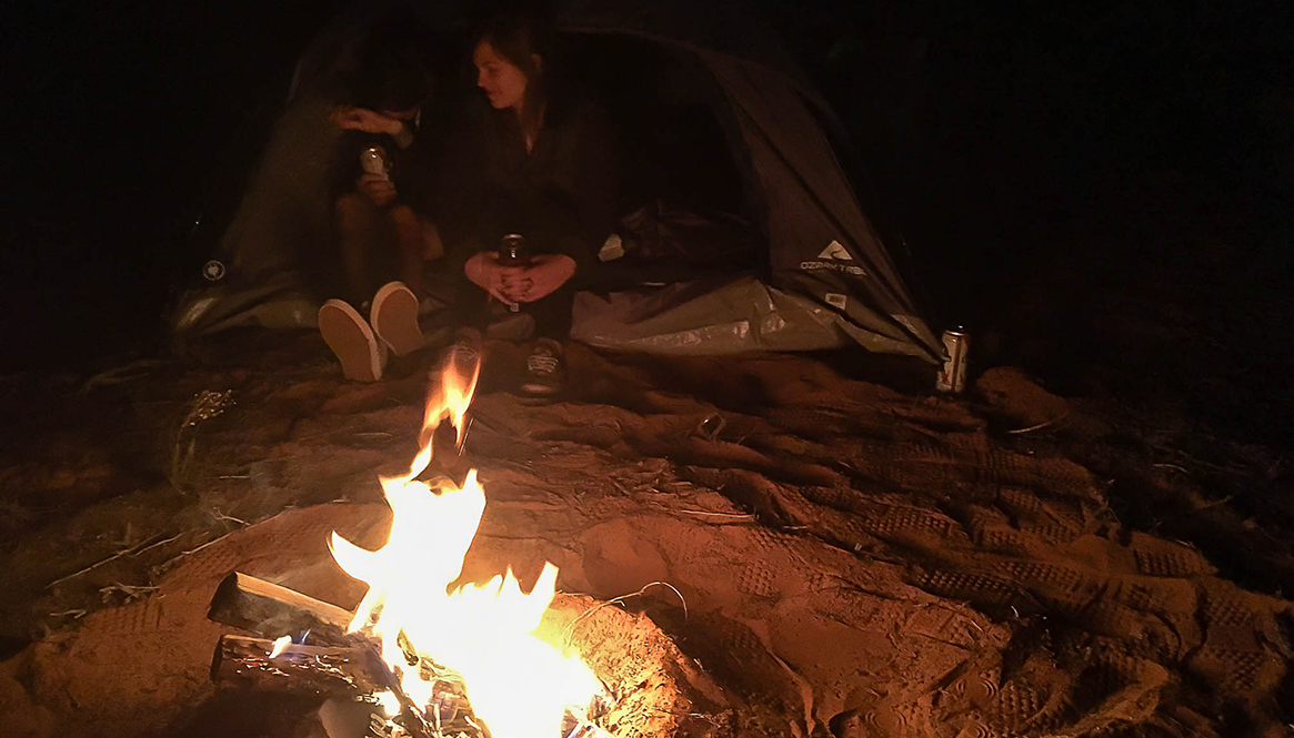 Bonfire, Kanab, Utah.