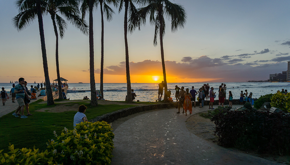 Sunset, Waikiki