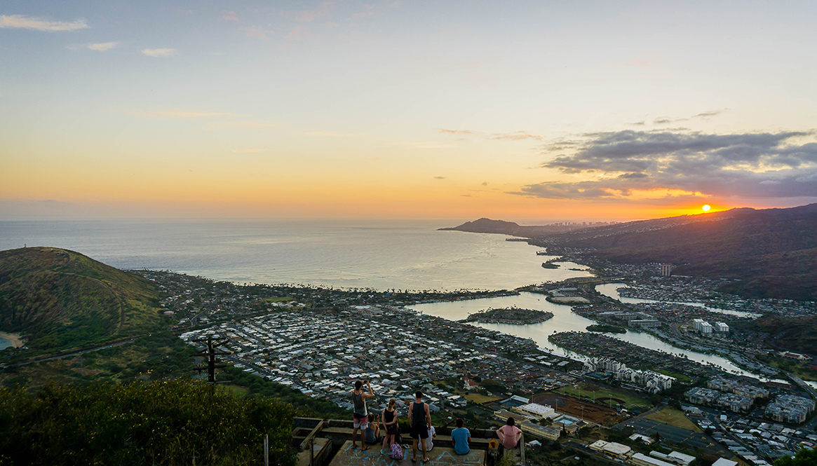 sunset, O'ahu