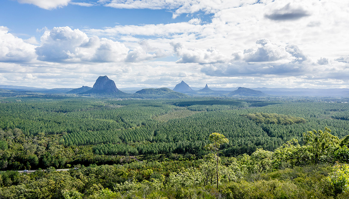 Glashouse Mountains, Australia