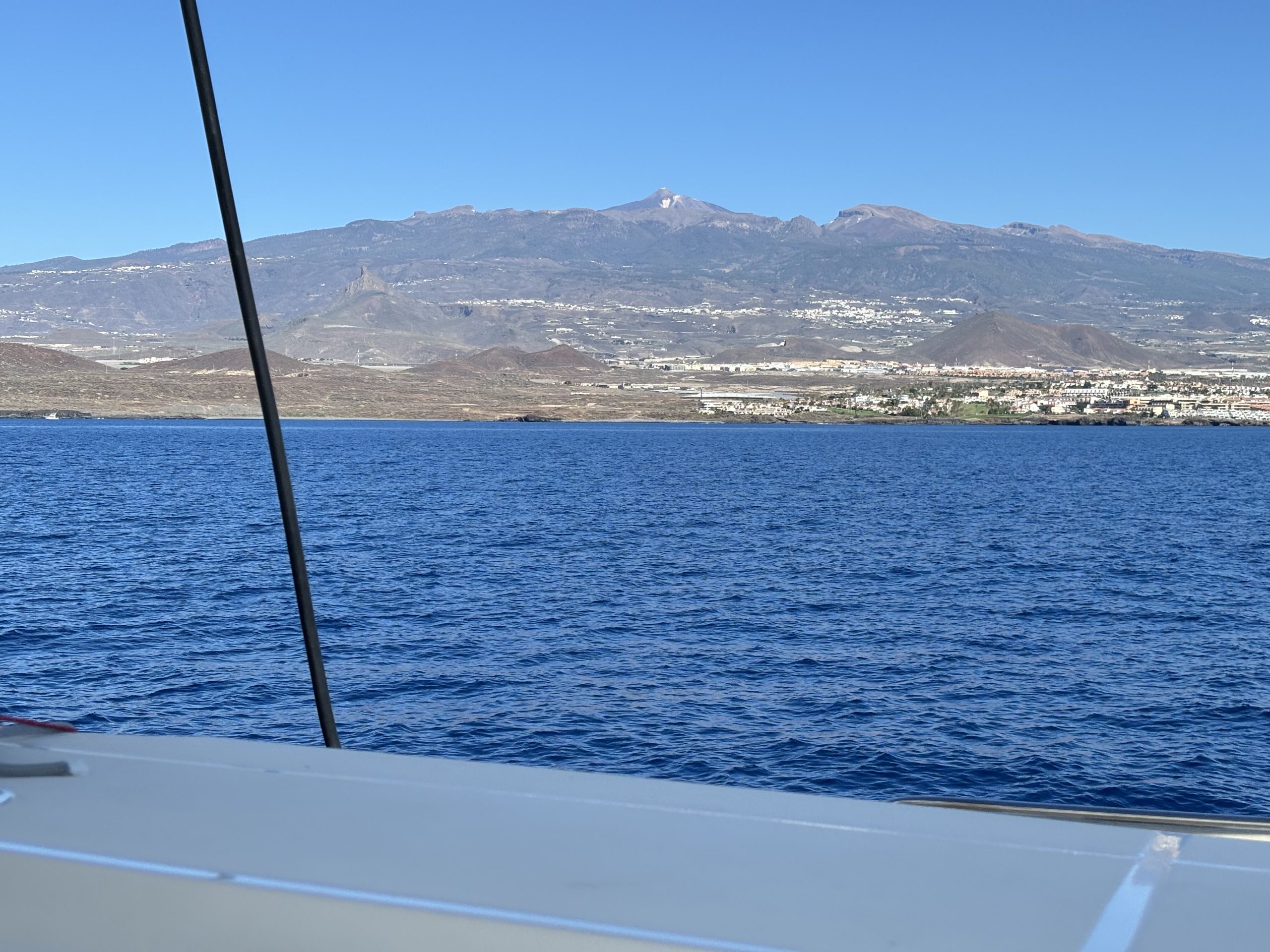 Leaving Tenerife Island